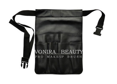 6つのポケット芸術家ベルトの革紐が付いている専門の化粧品の構造のブラシ袋
