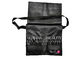 芸術家ベルトの革紐の黒の専門PUの化粧品の構造のブラシ袋