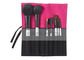 7 PCSの毎日の使用黒い、ピンクの布の箱が付いている化粧品のブラシ セット