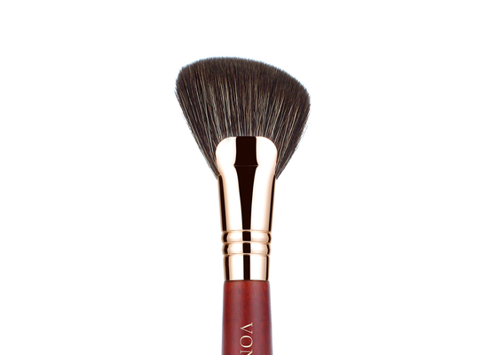 Voniraの美の大きい斜めファンはBronzerファンにブラシをかけるブラシの構造の頬が化粧品のブラシ用具ブラシのSheeringの赤面させる