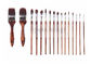 ナイロン毛の木のハンドルのボディー ペイントBrushes16pcsは良質の絵筆を置かれて置きました