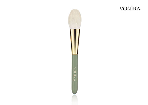 Vonira カスタム卸売 天然ヤギ毛 メイク チーク ブラッシュ ブラシ プライベートラベルサービス付き