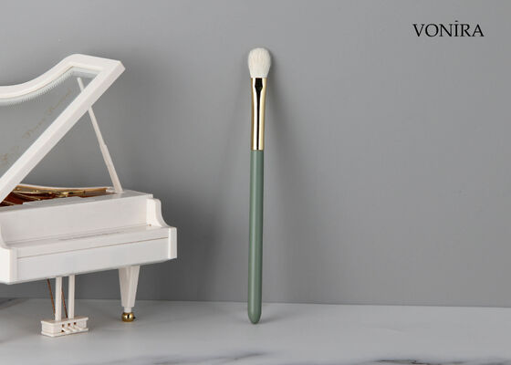 Vonira カスタム卸売 天然白山羊毛 ファンアイ ブレンディングブラシ プライベートラベルサービス付き