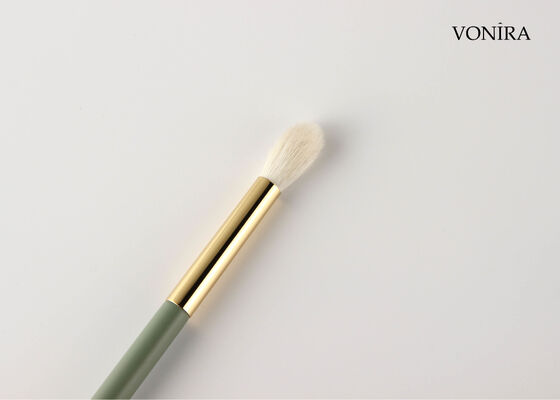 Vonira カスタム卸売 天然白山羊毛 テーパーアイブレンディングブラシ プライベートラベルサービス付き