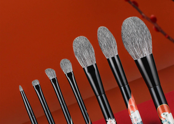 持続可能 抗菌 地球 フレンドリー 素食 玉米 繊維 メイクアップ 粉末 ブラシ